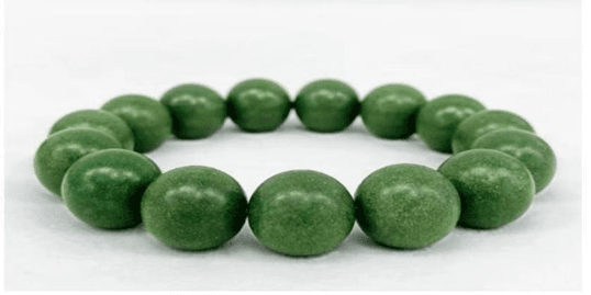 Vijf elementen armband Groen Hout